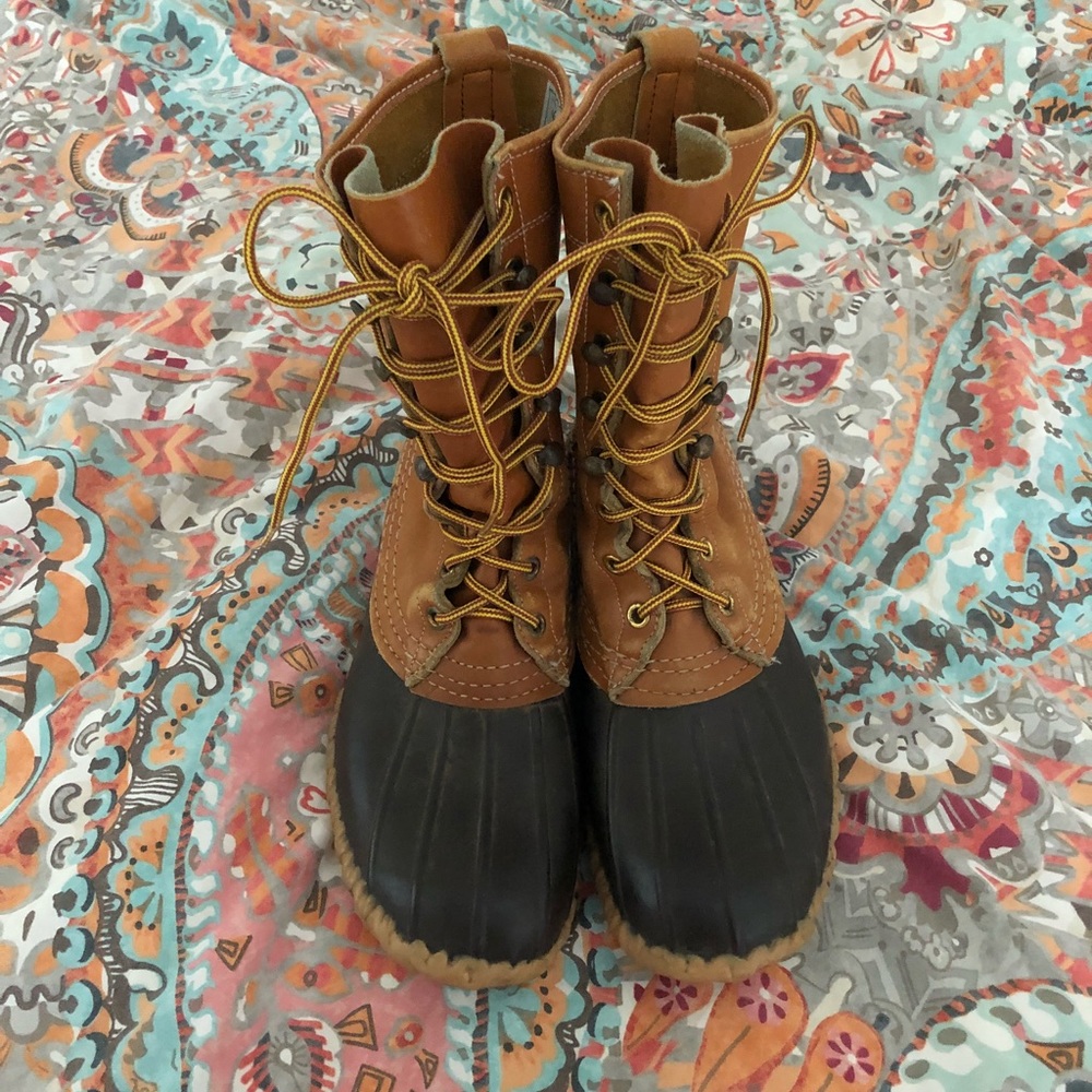 L.L. Bean Duck Boots (men’s 6/women 8.5-9) GUC